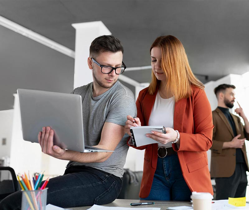 image used as studio workers